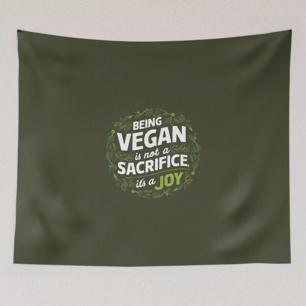 Item preview, Being vegan is not a sacrifice, its a joy designed and sold by veganeats.