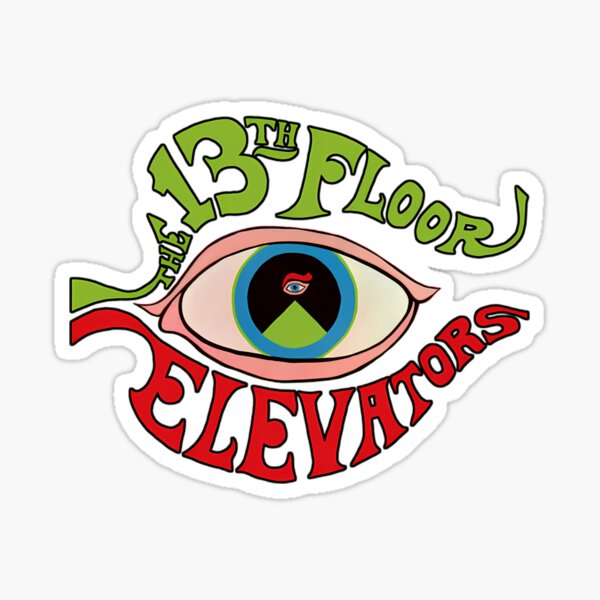 13th Floor Elevators Stickers for Sale | Redbubble