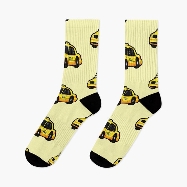 Item preview, Yellow Comic Taxi Car designed and sold by MonkiFlipp.