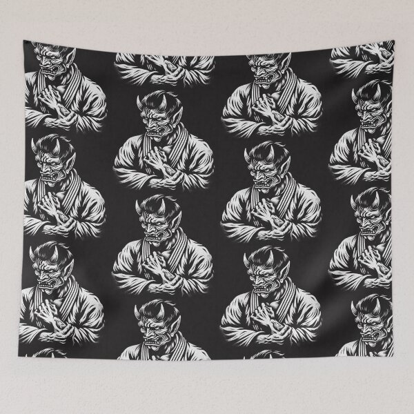 Item preview, brazilian jiu jitsu demon Judo japanese designed and sold by Martial-Art-23.