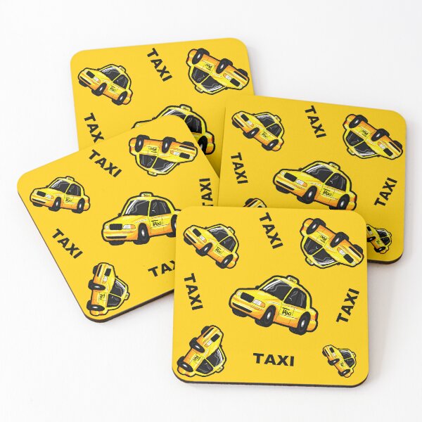Item preview, Funny Yellow Taxi Pattern  designed and sold by MonkiFlipp.