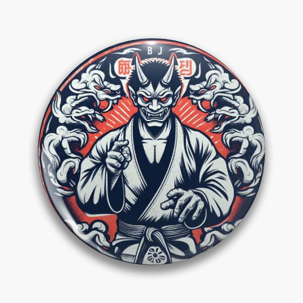 Item preview, brazilian jiu jitsu demon japanese designed and sold by Martial-Art-23.