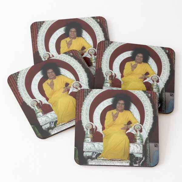 Item preview, Sathya Sai baba in Yellow Dress Alter Picture | High Resolution designed and sold by sathyas-corner.