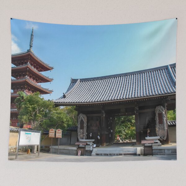 Item preview, Temple 86 - Tenno-ji - entrance gate and pagoda designed and sold by Japaholic.