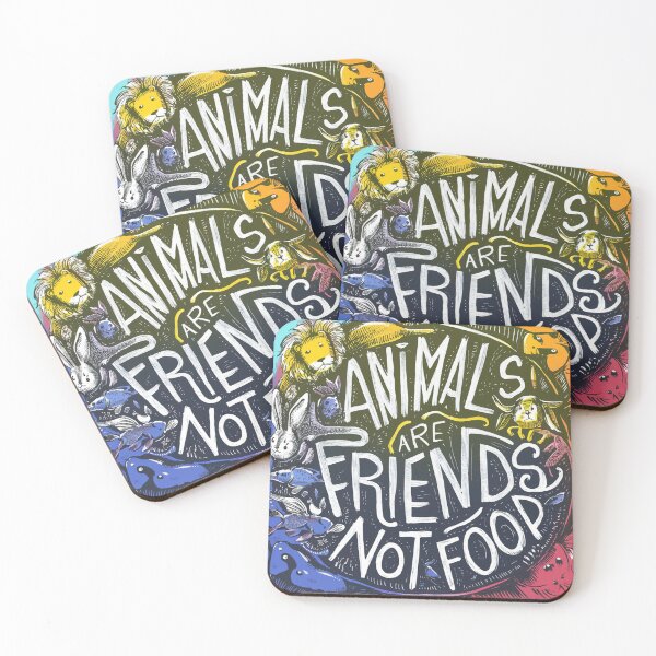 Item preview, Animals are friends not food designed and sold by veganeats.