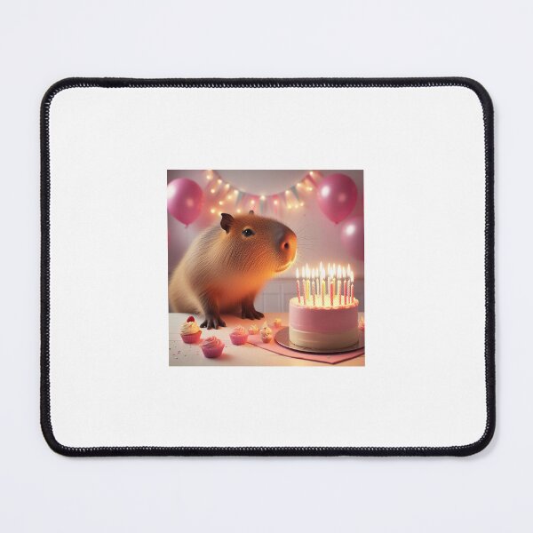 Item preview, Capybara's Birthday-Realistic2 designed and sold by Capybara Art Lover.