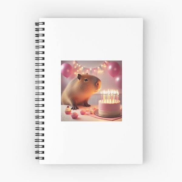 Item preview, Capybara's Birthday-Realistic2 designed and sold by Capybara Art Lover.