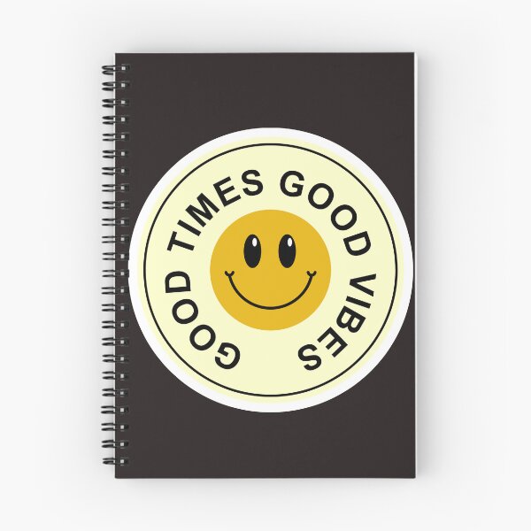 Aperçu de l'œuvre Autocollant Good Times Good Vibes créée et vendue par buzztrendshop.