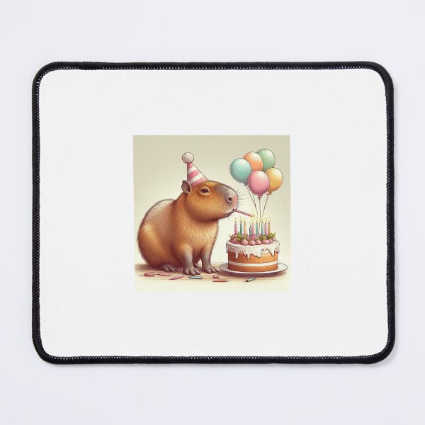 Item preview, Capybara's Birthday1 designed and sold by Capybara Art Lover.