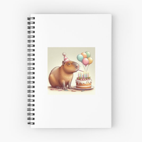 Item preview, Capybara's Birthday1 designed and sold by Capybara Art Lover.