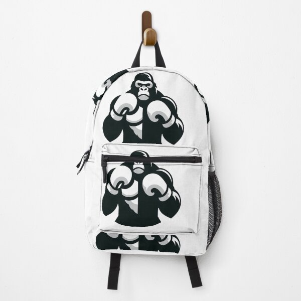 Item preview, Boxing Gorilla Minimalistic style, Black and White designed and sold by Martial-Art-23.