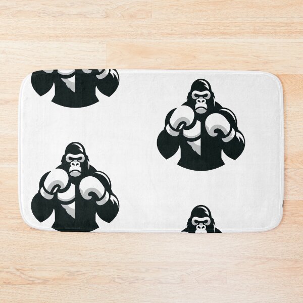 Artikelvorschau, Boxing Gorilla Minimalistic style, Black and White entworfen und verkauft von Martial-Art-23.