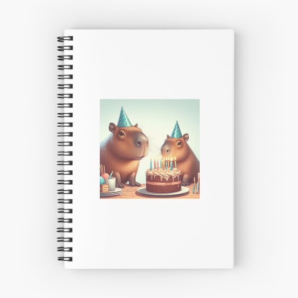 Item preview, Capybara's Birthday3 designed and sold by Capybara Art Lover.