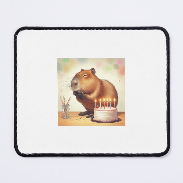 Item preview, Capybara's Birthday4 designed and sold by Capybara Art Lover.
