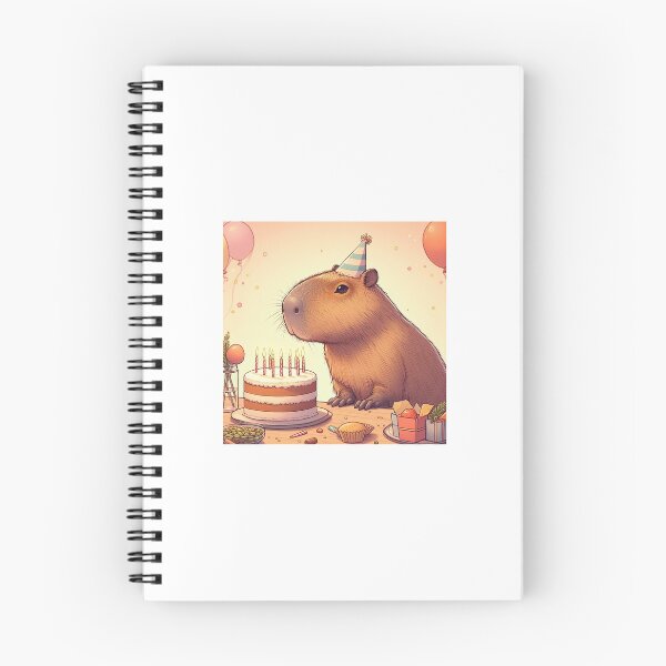 Item preview, Capybara's Birthday5 designed and sold by Capybara Art Lover.