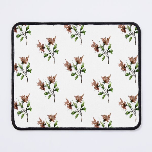 Item preview, Rusty Red Splattered Flowers designed and sold by HanliesArt.