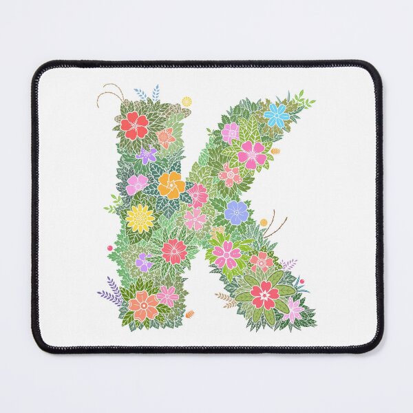 Item preview, Floral Letter "K" WeArePrettierThanFlowers designed and sold by birthflower.