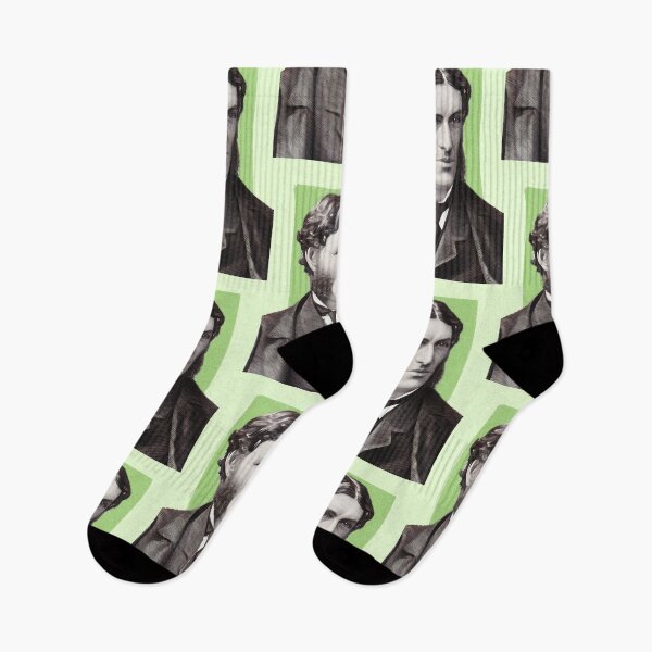 Item preview, English Poet Matthew Arnold - mint Green - illustration  designed and sold by Litstoy.