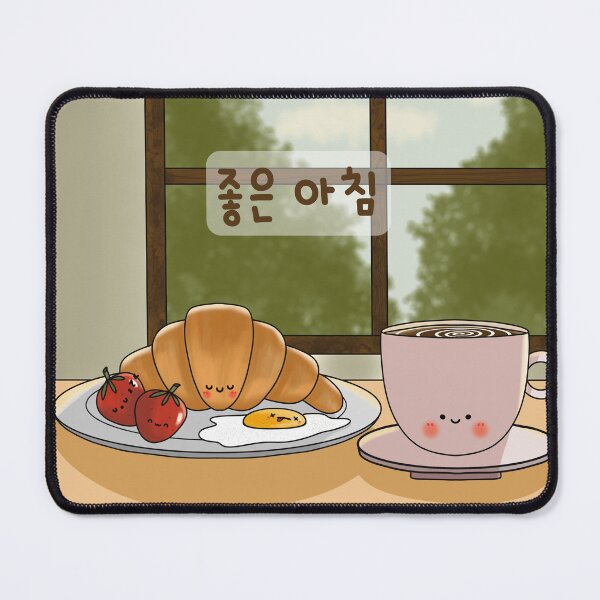 Item preview, Kawaii Croissant & Coffee - 좋은 아침 Good Morning Delight designed and sold by Kimchi-style-.