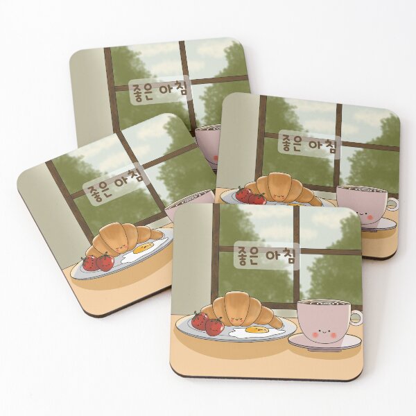 Item preview, Kawaii Croissant & Coffee - 좋은 아침 Good Morning Delight designed and sold by Kimchi-style-.