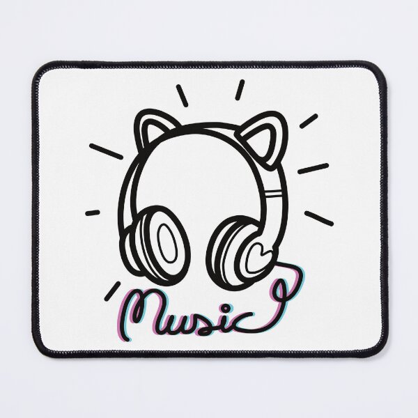Item preview, Cat ear headphones and music designed and sold by GCPshop.