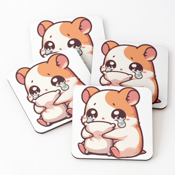 Item preview, Kawaii Crying Sad Hamster designed and sold by TomFrontierArt.