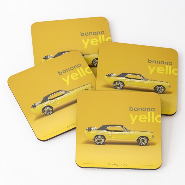 Item preview, Banana Yellow Mustang Greenlight diecast designed and sold by sroqraf.