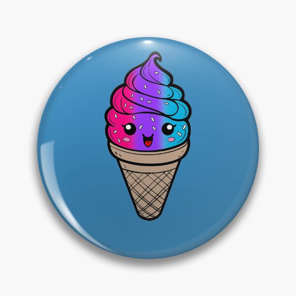 Item preview, Sweet Androgynous Pride Flag Ice Cream, Subtle Androgynous Kawaii Ice Cream Cone Design designed and sold by Travelslightly.