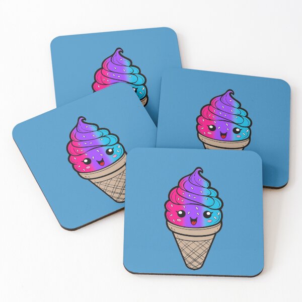 Item preview, Sweet Androgynous Pride Flag Ice Cream, Subtle Androgynous Kawaii Ice Cream Cone Design designed and sold by Travelslightly.