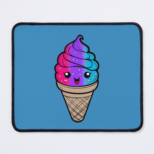 Item preview, Sweet Androgynous Pride Flag Ice Cream, Subtle Androgynous Kawaii Ice Cream Cone Design designed and sold by Travelslightly.