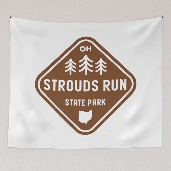 Item preview, Strouds Run State Park Ohio Rhombus designed and sold by bivenart.