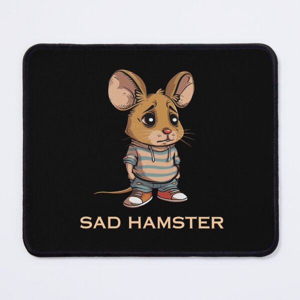 Item preview, Sad hamster funny character designed and sold by VibeStyleShop.
