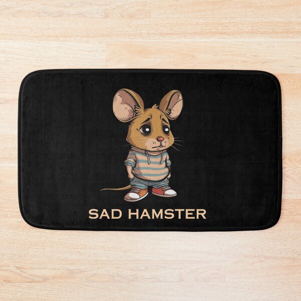 Item preview, Sad hamster funny character designed and sold by VibeStyleShop.