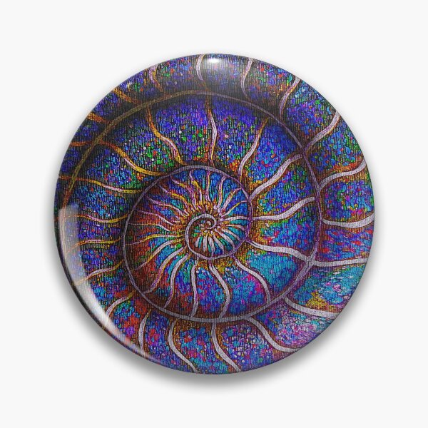 Item preview, Binary Ammonite Fossil Art designed and sold by oz10.
