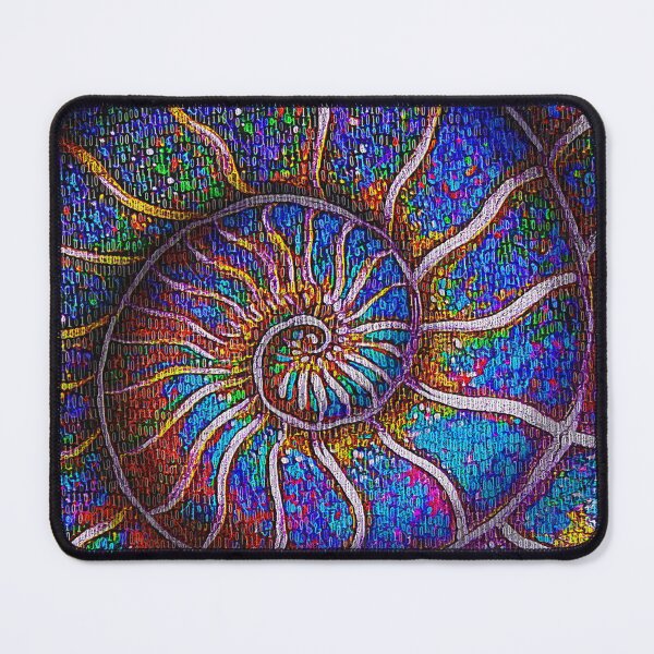 Item preview, Binary Ammonite Fossil Art designed and sold by oz10.
