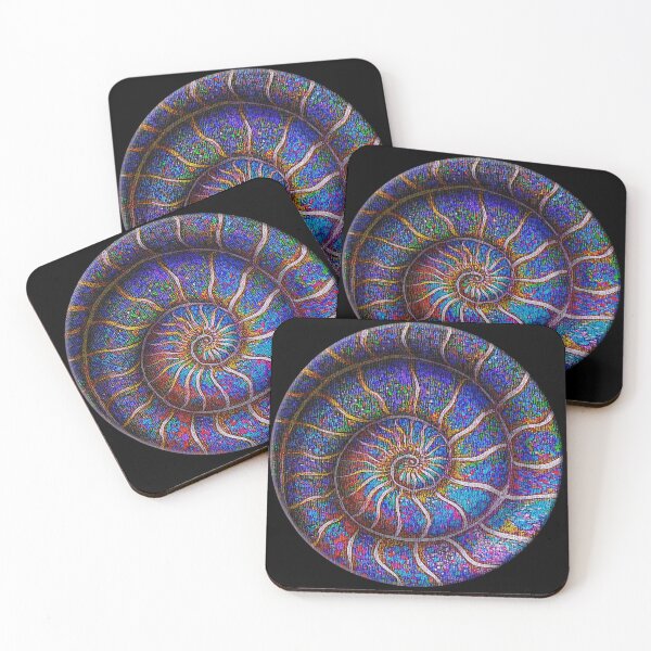 Item preview, Binary Ammonite Fossil Art designed and sold by oz10.