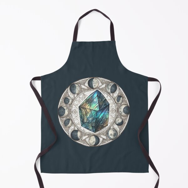Item preview, Labradorite Healing with Phases of the moon designed and sold by PickledjoArt.