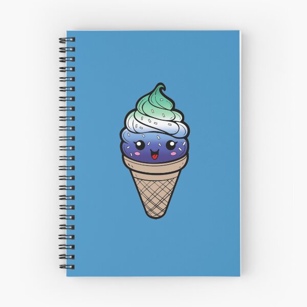 Item preview, Sweet MLM Gay Pride Flag Ice Cream, Subtle MLM Kawaii Ice Cream Cone Design designed and sold by Travelslightly.
