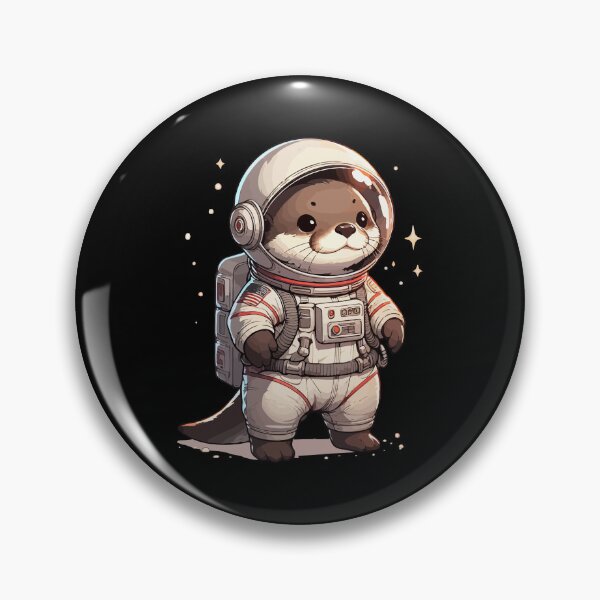 Item preview, Cute Otter Space Astronaut designed and sold by TomFrontierArt.