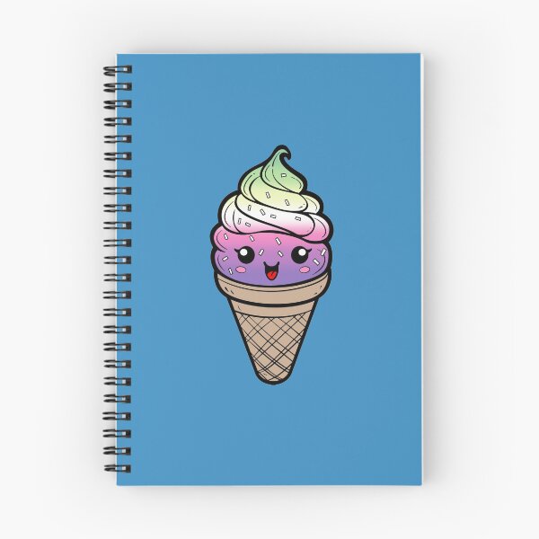 Item preview, Sweet Genderfae Pride Flag Ice Cream, Subtle Genderdoe Kawaii Ice Cream Cone Design, fae faer genderfaunet  designed and sold by Travelslightly.