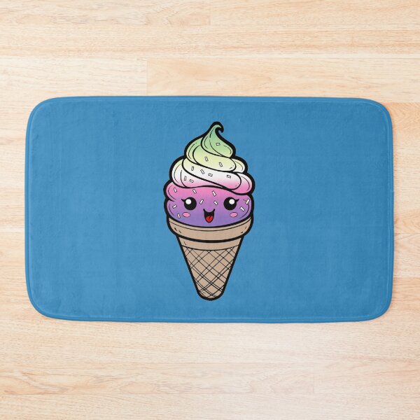 Item preview, Sweet Genderfae Pride Flag Ice Cream, Subtle Genderdoe Kawaii Ice Cream Cone Design, fae faer genderfaunet  designed and sold by Travelslightly.