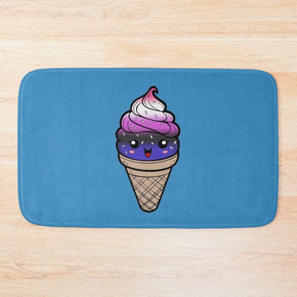 Item preview, Sweet Genderfluid Pride Flag Ice Cream, Subtle Genderfluid Kawaii Ice Cream Cone Design designed and sold by Travelslightly.