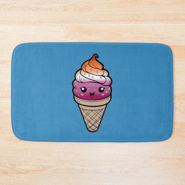 Item preview, Sweet Lesbian Pride Flag Ice Cream, Subtle Lesbian Kawaii Ice Cream Cone Design designed and sold by Travelslightly.