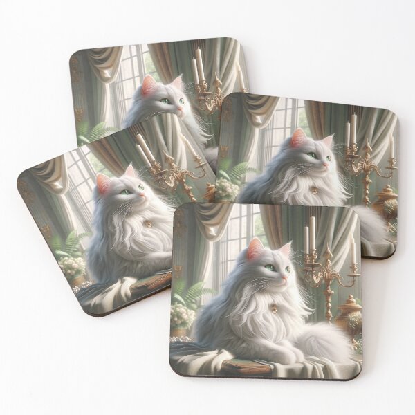 Item preview, Immaculate Elegance: The Noble Spirit of the Turkish Angora designed and sold by ArtemioVisions.