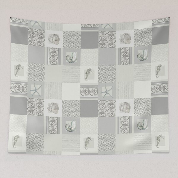 Item preview, Coastal Collection Neutral patchwork designed and sold by LisaLeQuelenec.
