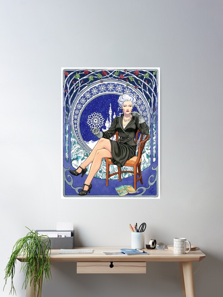 Thumbnail 1 of 3, Poster, Winter Queen Mab designed and sold by CaryadArtwork.