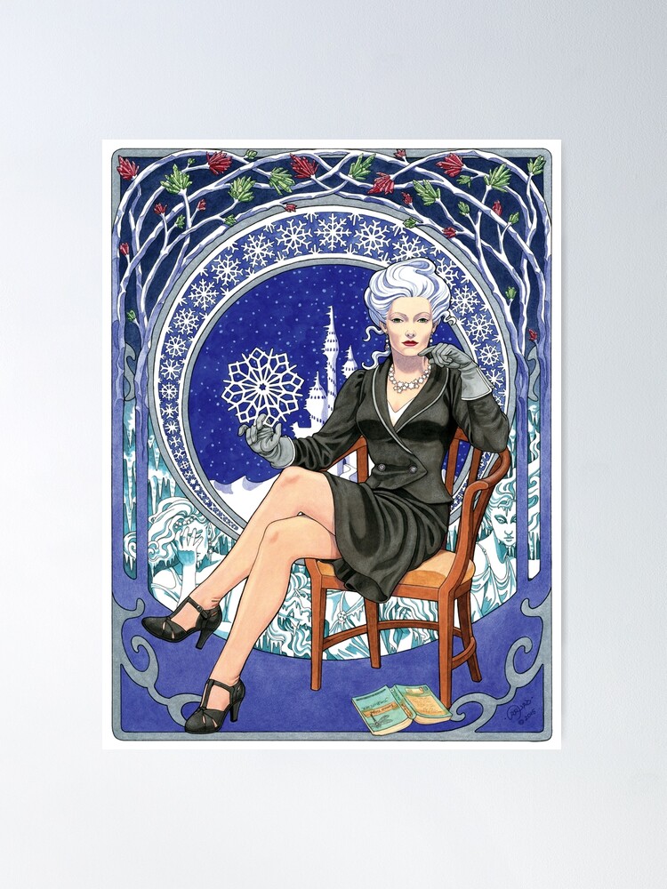 Thumbnail 2 of 3, Poster, Winter Queen Mab designed and sold by CaryadArtwork.