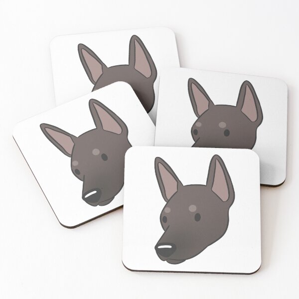 Item preview, xoloitzcuintli mexican hairless dog face designed and sold by Yaragold.