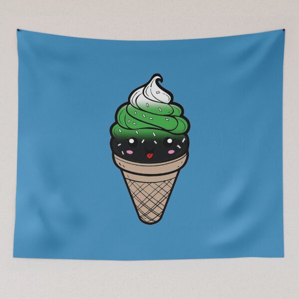 Item preview, Sweet Neutrois Pride Flag Ice Cream, Subtle Neutrois Kawaii Ice Cream Cone Design designed and sold by Travelslightly.