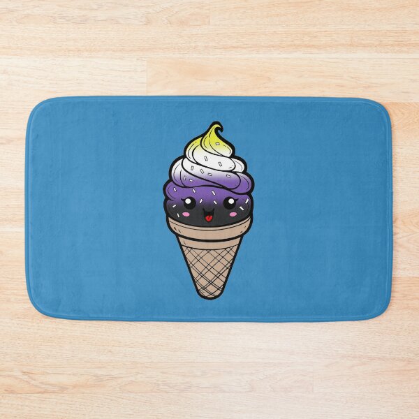 Item preview, Sweet Nonbinary Pride Flag Ice Cream, Subtle Enby Kawaii Ice Cream Cone Design designed and sold by Travelslightly.